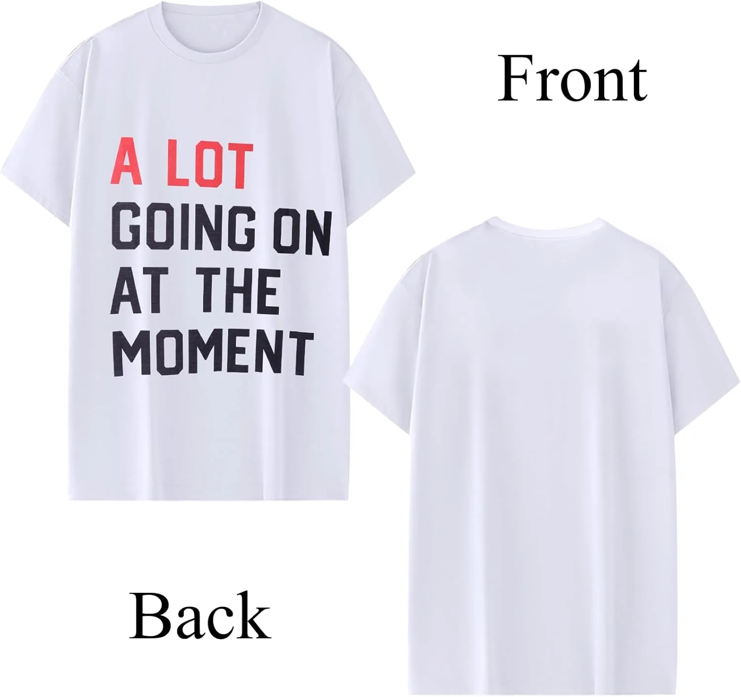 A Lot Going on at The Moment for Women Country Music T-Shirt Letter Graphic Novelty City Shirt Tee Casual Top Outfits