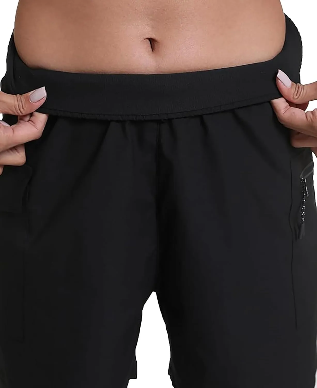 Rrosseyz Women's Hiking Cargo Shorts with Pockets Quick Dry Athletic Gym for Women Exercise Lounge